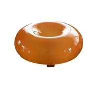 Vbsndhbde Lampe de Table Donut LED - Orange, Contrôle Luminosité USB Pro | Verre et design moderne, cette lampe Donut de lampe de table, déco intérieure et éclairage d'allée USB