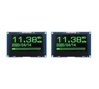 Vbsndhbde Module OLED 2,42 Pouces 128x64 SSD1309 SPI - Écran Compact | compacte et polyvalente: OLED 2,42 pouces 128x64 SSD1309 SPI/ 7 broches convient à des microcontrôleurs.
