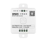Vbsndhbde Monochrome SPI LED Controller DC5-24V, Touch Panel 2.4G Remote | Easy setup and control via dedicated mobile app for iOS and Android, plus 2.4G remote and touch panel for instant LED scenes.