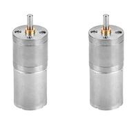 Vbsndhbde Moteur réducteur DC 12V, engrenages métal, faible chaleur | Grand moment de force combiné à un bruit très faible, idéal pour les serrures électroniques et les pièces miniatures.