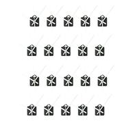 Vbsndhbde Mouvement d'Horloge Silencieux - Kit d'Horloge 20 Pièces DIY Pro | Idéal pour réparer, remplacer ou fabriquer une horloge maison, avec mouvement à quartz et aiguilles fournis pour DIY.