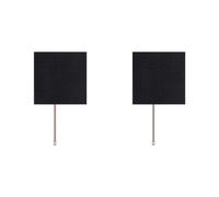 Vbsndhbde Panneau solaire PET 0,8 W 7,3 V 70x70 mm Étanche Lampe DIY 2-pcs