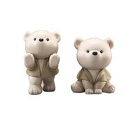 Vbsndhbde Serre-Livres Décoratifs en Ours Mignons, Support Chic et Pratique | Parfait comme cadeau déco, ce serre-livres ours combine amusement et utilité pour salons, chambres ou bureaux modernes.