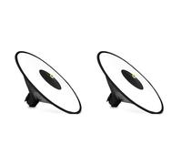 Vbsndhbde Softbox 44 cm Universel, Convient pour Studio et Reportage Flash | Le pack de 2 diffuseurs rond 44 cm offre une couverture lumineuse double et permet d'utiliser deux sources en simultanee.