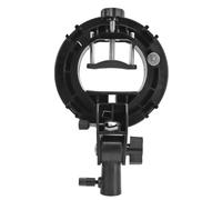 Vbsndhbde Support de Type S Bowens pour Speedlite Snoot Softbox Universel | Conçu en alliage d'aluminium, ce support Type S assure une fixation Bowens stable pour les flashs Speedlite Snoot et Softbox.