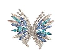 Vbvbip Broche de ménagerie enchantée, 8 styles de broche animal de luxe, plaqué or, cristal, paon, cygne, phénix, abeille, papillon pour femme, élégante veste, blazer, écharpe, chapeau, bijou cadeau