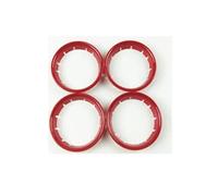 VBVGMZAS Bande DéCor IntéRieur Voiture Garniture Cadre Sortie Climatiseur Console Centrale pour Audi pour A3 8V 2013-2019 Cercles Bouches D'aération Intérieures Couleur Fibre Carbone(Red)