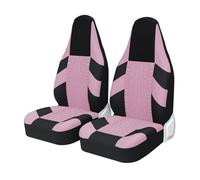 VBVGMZAS Housse Siege Voiture Paire Housses siège Avant Sport universelles Plupart Voitures Protection siège baquet pour Toyota pour Aygo Siège Voiture(2pcs Pink)