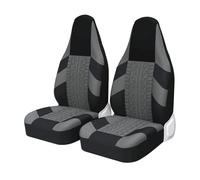 VBVGMZAS Housse Siege Voiture Paire Housses siège Avant Sport universelles Plupart Voitures Protection siège baquet pour Citroen C1 Siège Voiture(2pcs Gray)