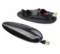 VBVKEPENDZ Capuchon De Clignotant Pour Bravo Pour Brava Pour Marea Pour Croma Pour Strada Feu Position Latéral Dynamique LED Clignotant(Dynamic Smoked)