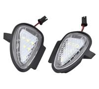 VBVKEPENDZ Capuchon De Clignotant Pour Golf MK6 Pour GTI 6 R Line VI R20 Ensemble Voyants LED Dynamiques Rétroviseur Latéral Clignotant(Puddle Light)