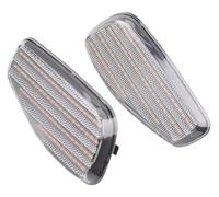 VBVKEPENDZ Capuchon De Clignotant Pour Jeep Pour Renegade BU 2014-2021 Ensemble Indicateurs LED Marqueur Latéral Dynamique Clignotant Séquentiel(Dynamic Crystal)
