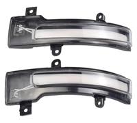 VBVKEPENDZ Capuchon De Clignotant Pour Mitsubishi Pour Outlander ASX 2013-2020 Pour Lancer 2016 Ensemble Voyants LED Clignotant Rétroviseur Latéral Dynamique(Crystal)