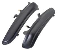 VBVKEPENDZ Capuchon De Clignotant Pour Peugeot 208 2008 Pour C3 Pour C4 Ensemble Voyants LED Rétroviseur Latéral Clignotant Lumières Clignotants Séquentiels(Dynamic Smoked)