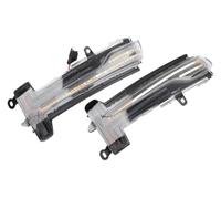 VBVKEPENDZ Capuchon De Clignotant Pour Volvo Pour XC60 2014-2017 Ensemble Voyants LED Dynamiques Clignotants Latéraux Séquentiels(Dynamic Crystal)