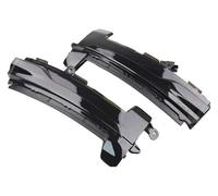 VBVKEPENDZ Capuchon De Clignotant Pour Volvo Pour XC60 2014-2017 Ensemble Voyants LED Dynamiques Clignotants Latéraux Séquentiels(Dynamic Smoked)