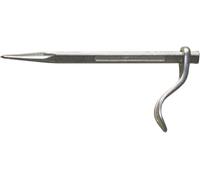 VBW Crochet de nettoyage pour béton/plâtre - Longueur totale : 150 mm - Crochet rotatif - Surface STA - Surface galvanisée