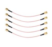 VBXCMLDPO 5 câbles coaxiaux RF SMA - J vers SMA - J, rallonge double blindage, câble coaxial 50 Ω à faibles pertes pour GPS, routeurs Wi-Fi, émetteurs radio, en matériau RG316