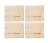 VBXCMLDPO Porte-cartes de visite 4 pièces, couleur unie, en cuir PU avec boucle magnétique, portefeuille compact pour cartes d’identité, idéal pour les voyages et les activités en plein air, (Jaune)