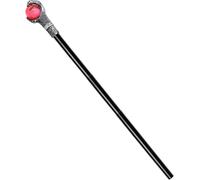 Vbxvsa Sceptre gothique de vampire pour Halloween, baguette magique, accessoire de costume, baguette de sorcière vaudou pour carnaval et cosplay