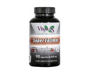 Vbyotics Super Enzymes Végétaux 868mg 90caps