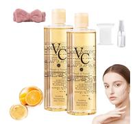 Vc Toner,Vc Toner Face,300ml Hydrating & Brightening Facial Essences Deeply Hydrate,Enhance Skin Elasticity, Refreshing Texture Easy To Absorb Leaving Skin Hydrated And Shiny (2pcs)