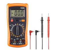 VC830L Digital Multimeter AC/DC Ammeter Volt Ohm Tester Meter Multimetro With LCD Screen Backlight Portable Voltmeter(VC830L)