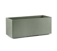 VCA AMDGarden Jardinière rectangulaire en plastique avec roues 100 cm