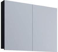 VCB1 Armoire de toilette murale avec miroir 60 cm, noir.