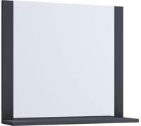 VCB10 Mini Armoire de toilette murale avec miroir avec 1 tablette de rangement, anthracite.