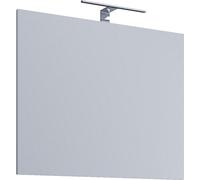 VCB2 Miroir de salle de bain, miroir 80 cm, éclairage inclus, blanc.