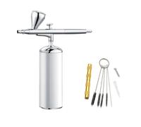 VCBGDJI Kit de compresseur d'aérographe portable sans fil Pinceau d'air mini bon marché de maquillage électrique sans fil Set d'équipement Machine pompe(Part B White)