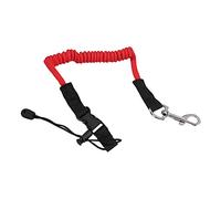 VCBGDJI Laisse de planche de surf enroulée de 3 m pour planche de surf, planche à pagaie, cheville, planche de surf, radeau, kayak (rouge)