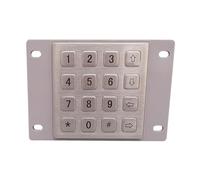 VCBGDJI Pavé numérique 4 x 4 en acier inoxydable IP65 avec coque en silicone étanche pour machines à laver de voiture en libre-service (RS232, disposition 4)