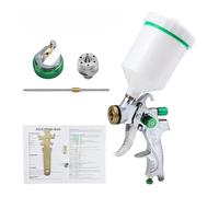 VCBGDJI Power Tool Set Spray Pistolet Pistolet pistolet à pistolet de réparation de haute qualité Tool Pistolet de pulvérisateur 1.4/1.7/2.0mm HVLP 600ML Outil professionnel(2.0mm Spray gun set)
