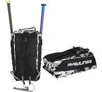 VCCUIOB Rawlings | Remix Baseball & Softball Equipment Bag | T-Ball/Rec/Travel | Duffel - Black