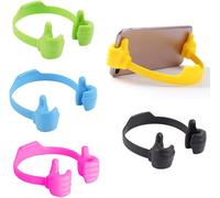 VCCVV-5 Pcs Support de Téléphone Portable Thumbs Up Lazy Cadeaux pour Noël, Support de Téléphone Portable Universel pour Bureau, Support de Smartphone pour iPhone, iPad, Samsung et Plus