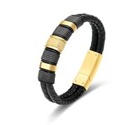 VCCWYQK Bijou d'incinération Bracelet urne pour cendres pour femmes et hommes Memorial Keepsake Manchette Bracelet en cuir, 24cm, Acier inoxydable, Pas de gemme