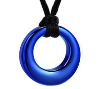 VCCWYQK Circle of Life Colliers d'urne pour cendres urnes commémoratives colliers pendentifs en acier inoxydable bijoux de crémation souvenirs pour hommes femmes, Acier inoxydable, Pas de gemme