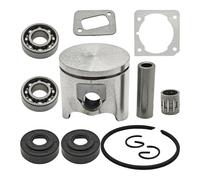 VCDXZCO Kit de joint d'huile de roulement à billes de manivelle de Piston de 40mm for Husqvarna 340 345 for Jonsered 2141 2145 pièce de rechange de Cage à aiguille d'anneau de tronçonneuse