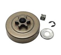 VCDXZCO Kit de rondelle de pignon de tambour d'embrayage 6T, pas de 3/8, e-clip for tronçonneuse STIHL MS170 MS180 MS210 MS230 MS250 017 018 021 023 025
