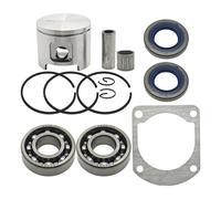 VCDXZCO Kit de segments de Piston 48Mm for Husqvarna 61 W, joint d'étanchéité d'huile de roulement de manivelle 503539002, produits for la maison et le jardin