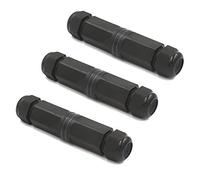 VCE Etanche RJ45 CAT6 CAT5E CAT5 Connecteur Coupleur Femelle Blindé 8 Broches Compatible avec Câble LAN Ethernet Lot de 3