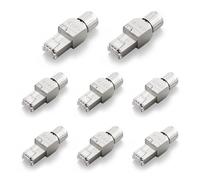 VCELINK Connecteur RJ45 sans Outil Cat7, Fiche RJ45 Blindé, 8 Pièces
