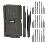 VCELINK Lot de tournevis extra longs 44 MM, petit tournevis Torx 18 embouts S2 pour réparer iPhone, lunettes, montre, PS4, ordinateur portable, commutateur