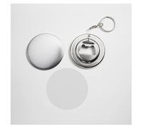 VCHICS Badge Button Parts, 100 pièces 2-1/4 "58mm décapsuleur Porte-clés Bad Bouton Fournitures matériaux for Nouveau Fabricant de Boutons de Bad Professionnel for Button Making Machine