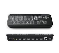 VCHICS commutateur HDMI, Mélangeur Mini 4-CH FHD Video Live-Streaming Multi-View and Recording Transmission De Signal Stable Haute RéSolution