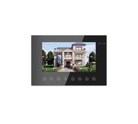 VChics Sonnette vidéo, Interphone vidéo sans Fil Tuya Smart App 1080P 7 Pouces, Wi-FI, 1 à 4 foyers, Carte RFIC, Sonnette, interphone de Villa, portier(M86714B1-EMB)