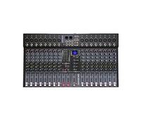 VCHICS Table de mixage Audio, Mélangeur Professionnel à 16 canaux à Sortie Unique BT avec Effet de réverbération pouvant être utilisé for Les Performances de Chant pour Guitares, Basses, claviers