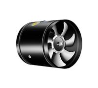 VCHICS Ventilateur d'extraction, 4/6/8Inch Pipe Air Ventilator 2800RPM Ventilation Fan Metal Mini Extractor Low Noise Duct For Kitchen Washroom Canteen Pour salle de bain/garage/maison(6 inch)